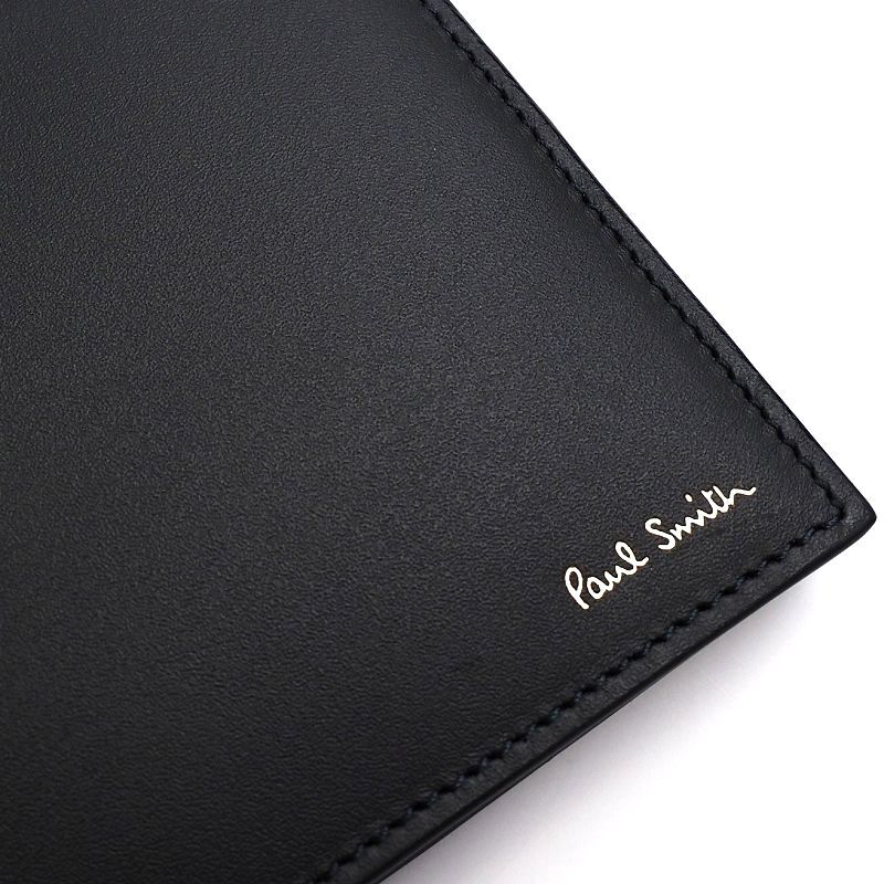 C05312 新品 Paul Smith/インテリアマルチストイプ レザーウォレット 2つ折り財布 オリーブグリーン VPS877 ポールスミス メンズ_画像5