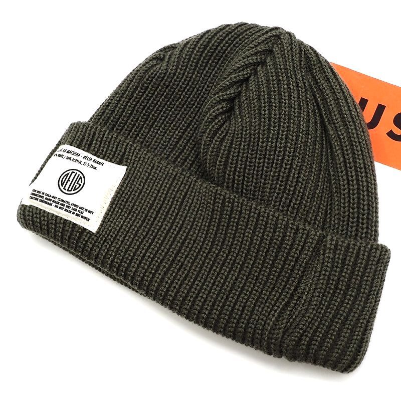 D0596S 新品 DEUS EX MACHINA/ニットキャップ ビーニー 【サイズ：ONE SIZE】 CLOVER Delta Beanie デウスエクスマキナ_画像1