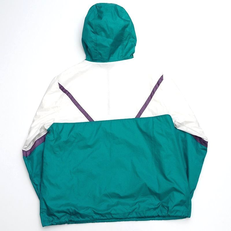 D0503ST7 unused goods 24SS Mitchell&Ness/ tennis nylon jacket [ size :L] mint green / white Mitchell and nes