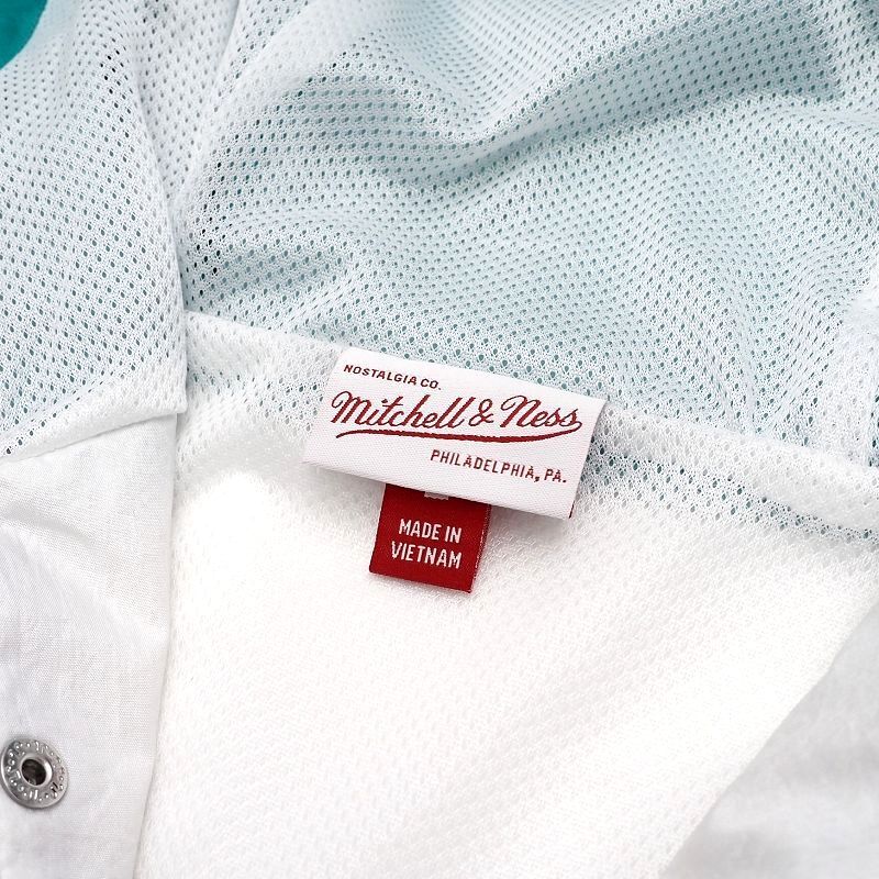D0503ST7 unused goods 24SS Mitchell&Ness/ tennis nylon jacket [ size :L] mint green / white Mitchell and nes
