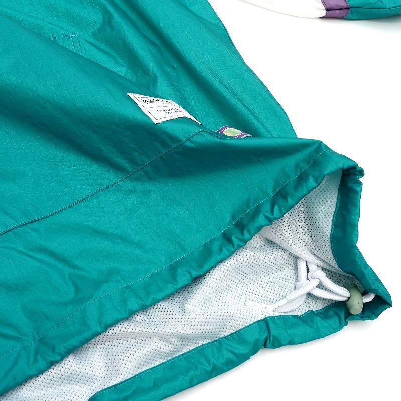 D0503ST7 unused goods 24SS Mitchell&Ness/ tennis nylon jacket [ size :L] mint green / white Mitchell and nes