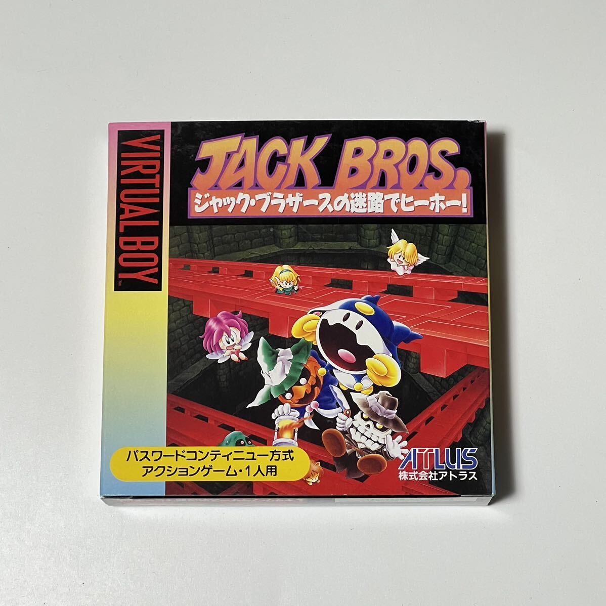 Y1~ unused new goods Atlas virtual Boy Jack Bros. Jack * Brother s. maze .hi- horn! nintendo Famicom woman god rotation raw 