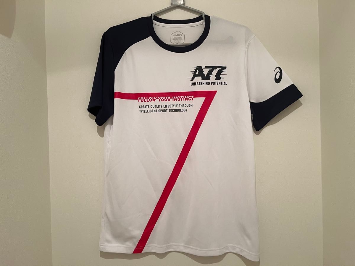 アシックス A77 半袖 Tシャツ（XLサイズ）トレーニングウェア