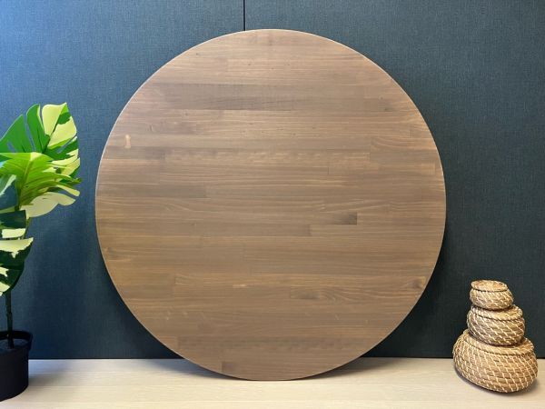 [ бесплатная доставка ] low стол круг форма 90cm сосна grayish walnut складной ножек 