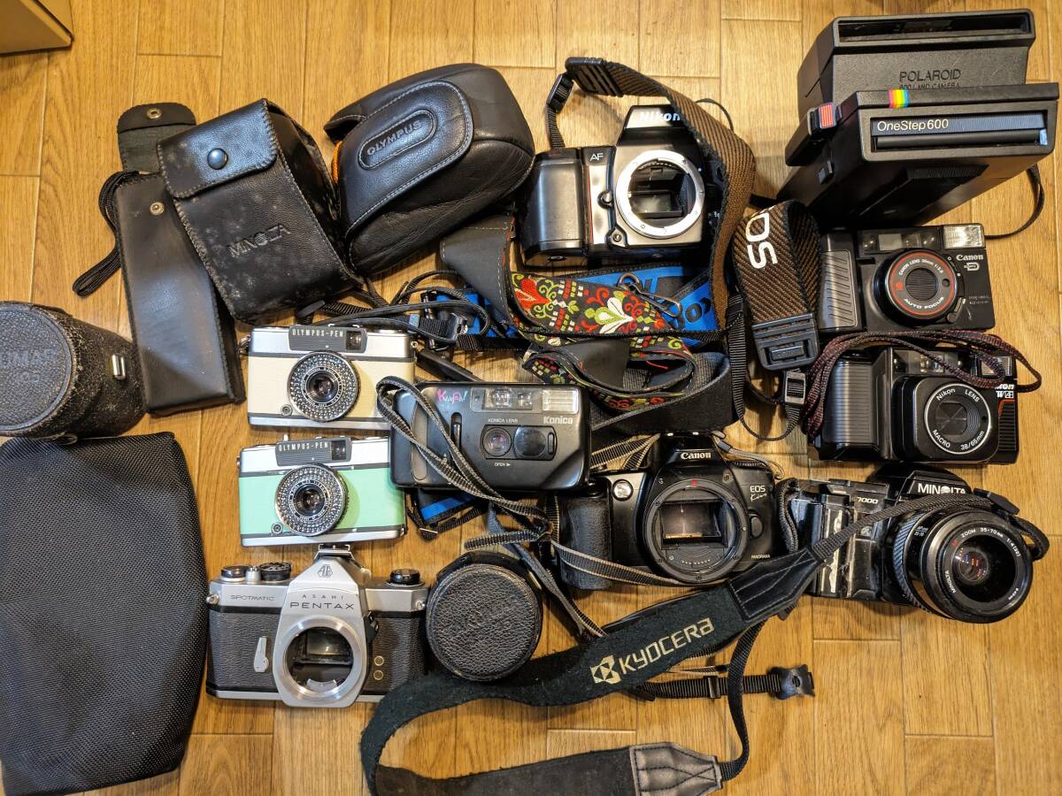 大量フィルムカメラおまとめセット OLYMPUS PENTAX その他 ジャンクの画像1