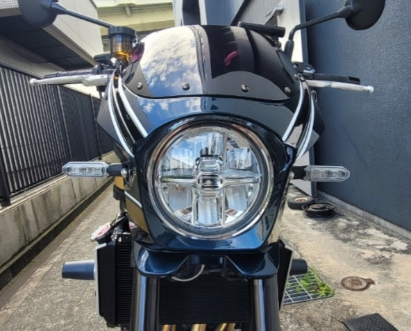 Kawasaki Z900RS ビキニカウル キャンディトーンブルー 青玉虫カラー ZR900C_画像9