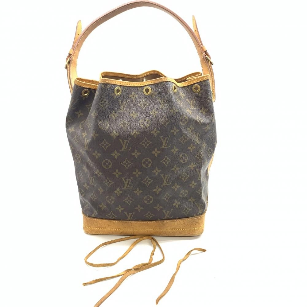 LOUIS VUITTON ルイヴィトン M42224 モノグラム ノエ 巾着バッグ ワンショルダーバッグ モノグラム ブラウン 管理HS36943の画像1