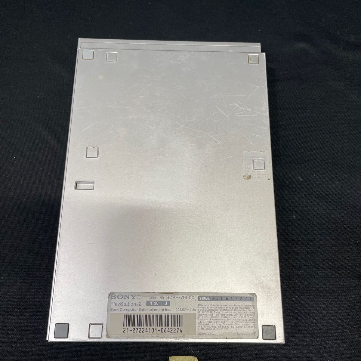 ○b164○ プレステ2 SONY Play Station2 SCPH-79000 動作未確認　ジャンク品_画像3