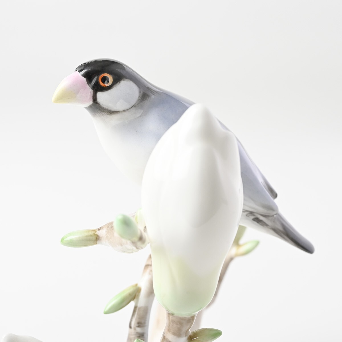 Noritake 文鳥 木蓮 フィギュリン H約170mm W約150mm D約90mm ボーンチャイナ ノリタケスタジオコレクション studio collection 高級磁器の画像6