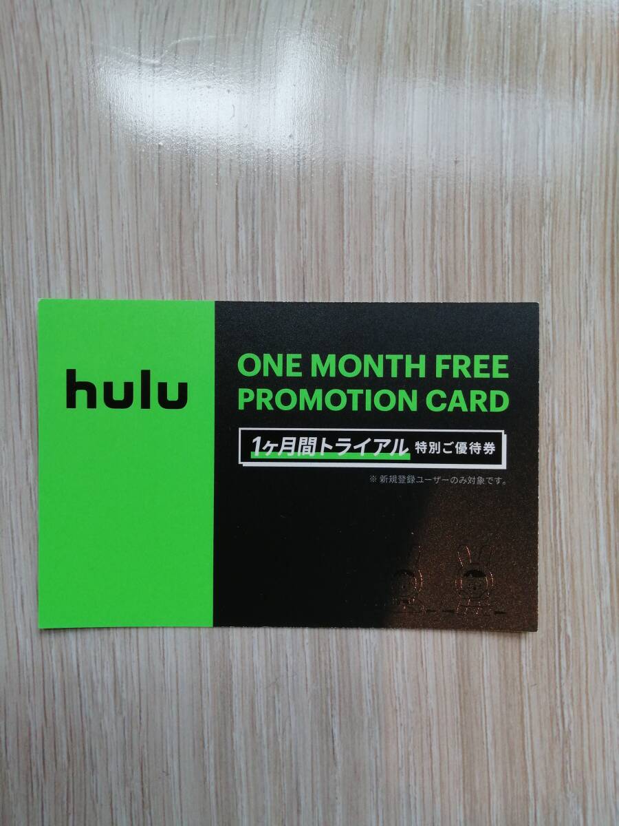 Hulu １ヶ月トライアル 動画 ドラマ 映画 視聴 送料無料の画像1