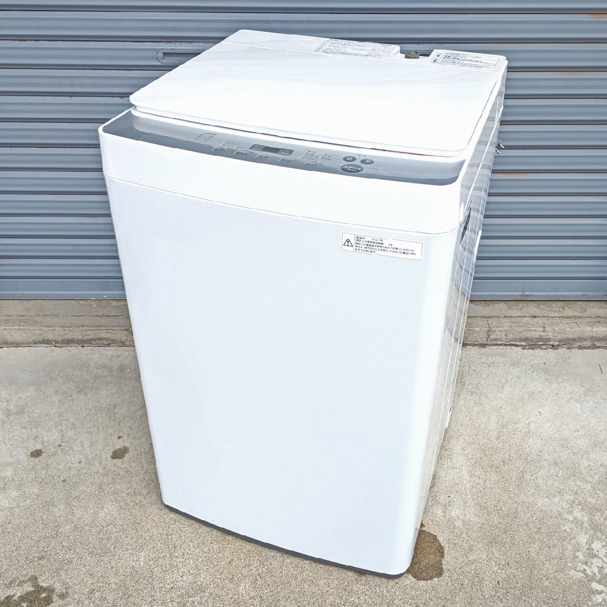 TWINBIRD(ツインバード)・全自動電気洗濯機・5.5㎏・2021年製・KWM-EC55・No.230801-22・梱包サイズ220_画像1