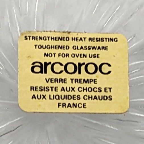 arcoroc・パンチボウル・ガラスボウル・フランス製・ガラスカップ6個付・No.240329-10・梱包サイズ80_画像8