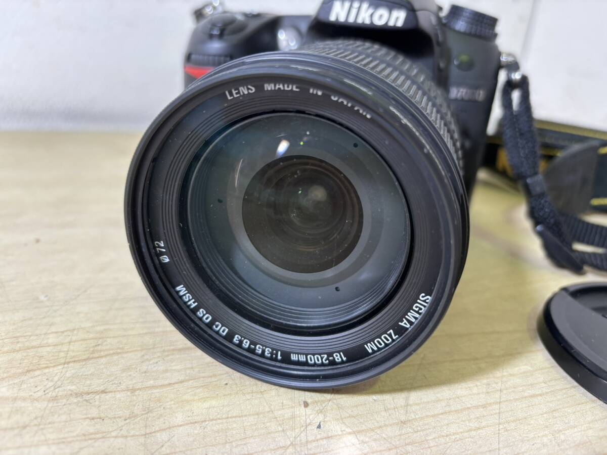 Nikon ニコン デジタルカメラ 一眼レフ D7000 SIGMA DC 18-200mm 1:3.5-6.3 HSM ★★ 2416a0025の画像3