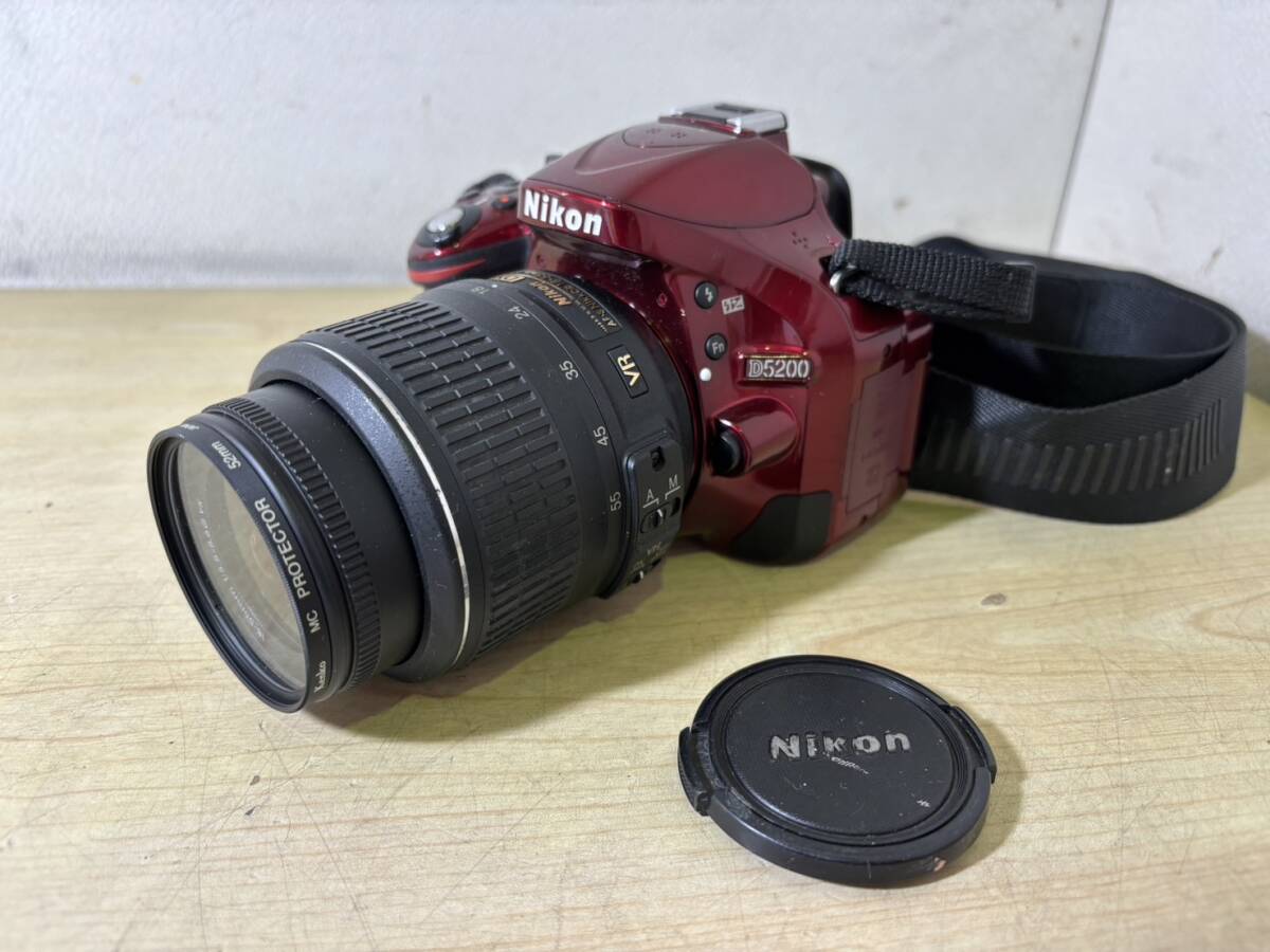 Nikon ニコン デジタルカメラ 一眼レフ D5200 Nikon DX AF-S NIKKOR 18-55mm 1:3.5-5.6G ★★ 2416a0027の画像1