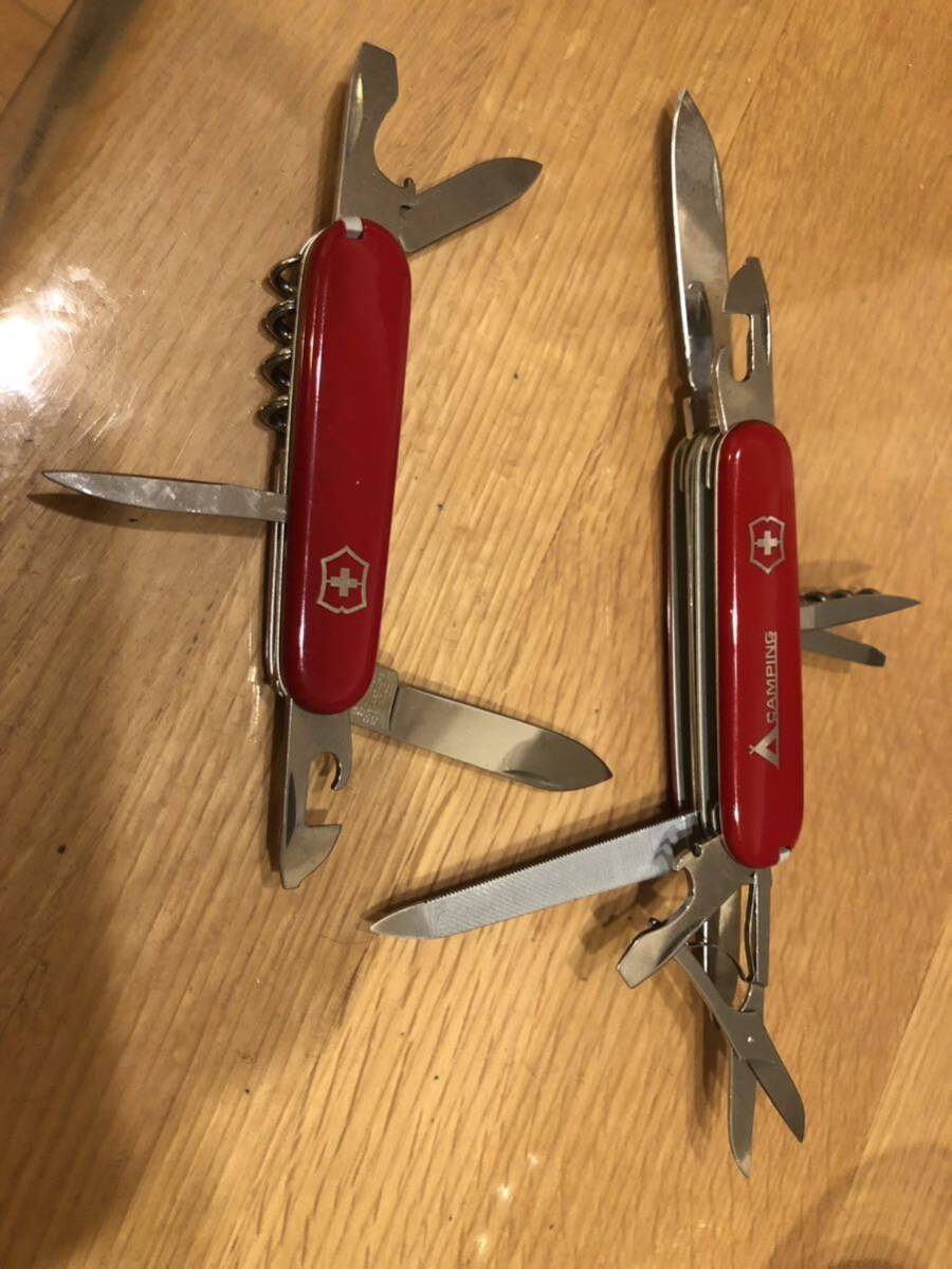 VICTORINOX ビクトリノックス 2本セット　マルチツール キャンプ用品 _画像1