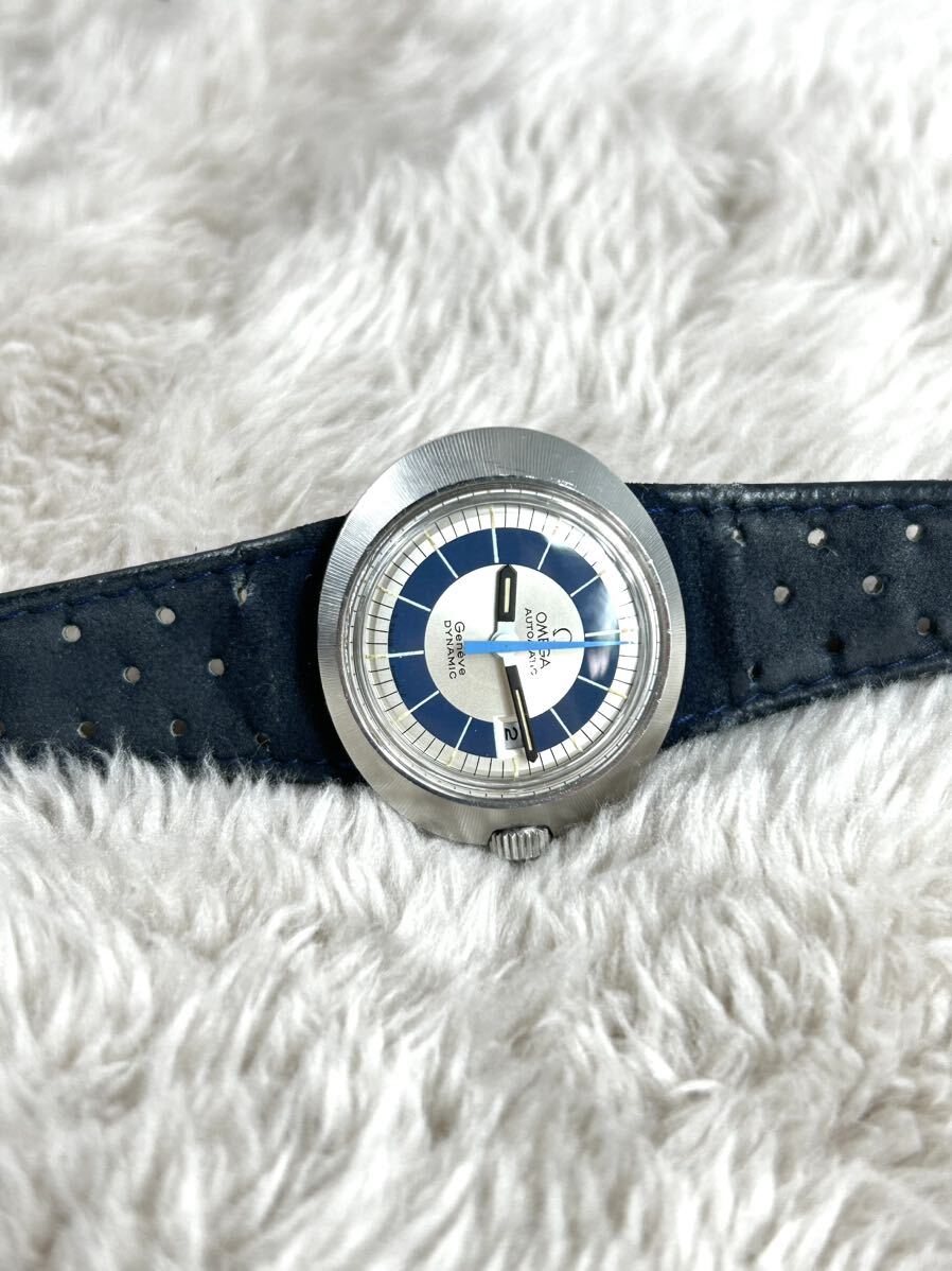 1円美品OMEGA オメガ ジュネーブ 自動巻き ダイナミック オートマチック Cal.102 TOOL.102SS レディース 稼働 腕時計 1971年製の画像2