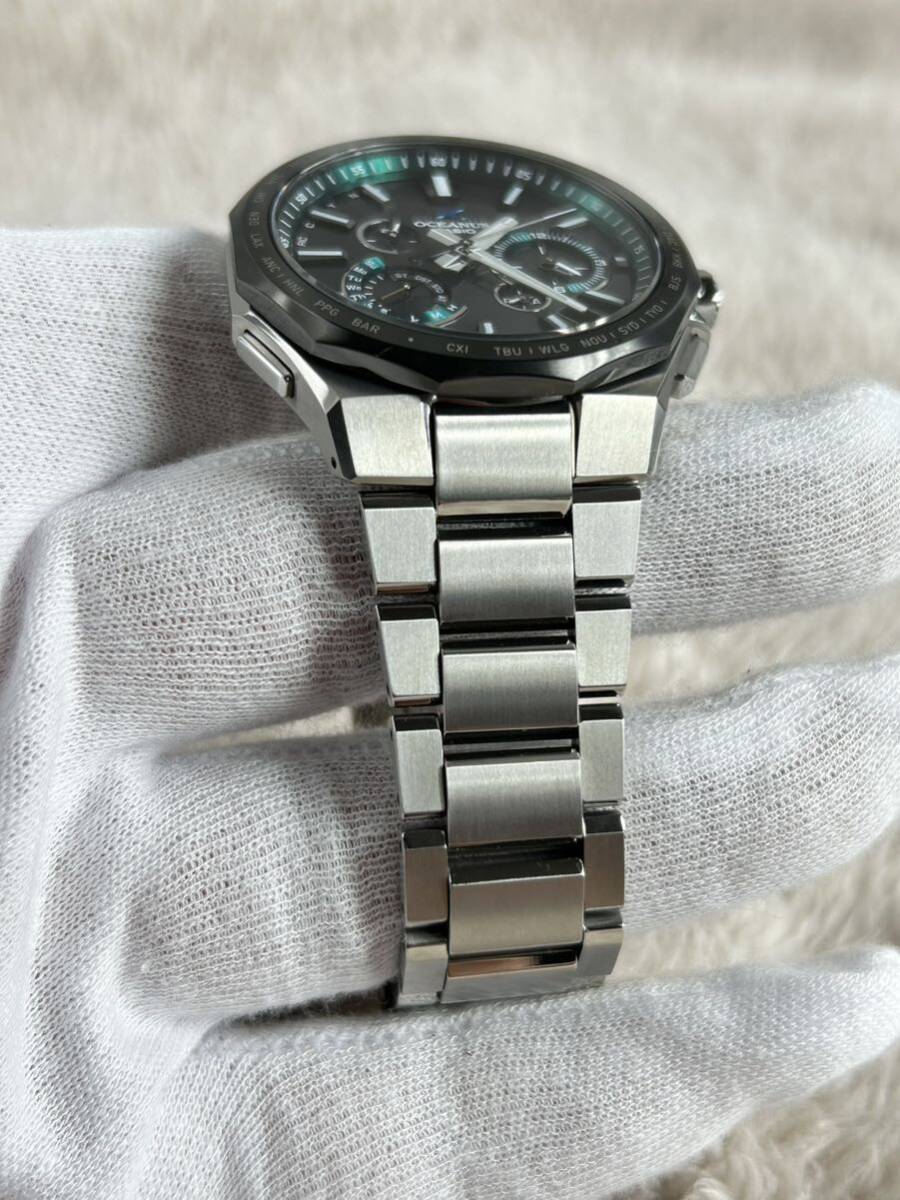 1円新品同様、希少カシオCASIO オシアナス OCEANUS OCW-T6000A-1AJF 腕時計 ソーラー メーカー保証ありの画像4