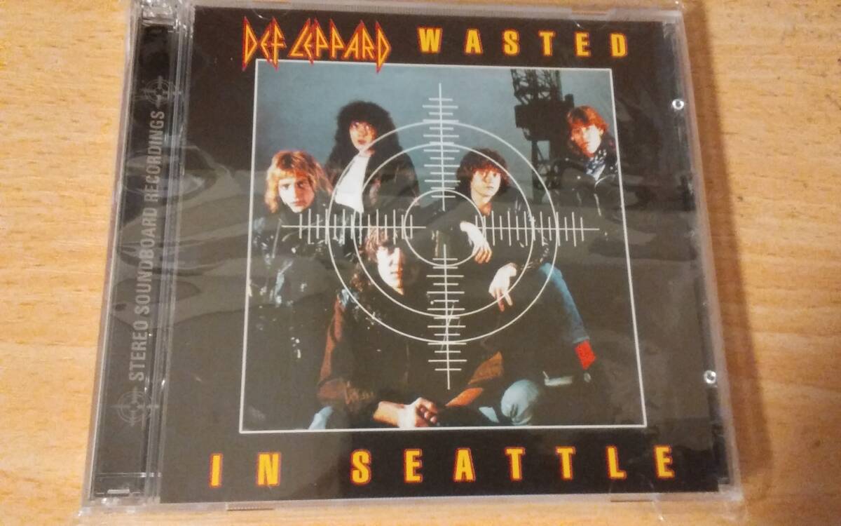 【Pyromaniaリリース時】DEF LEPPARDの2枚組Wasted In Seattle。の画像1