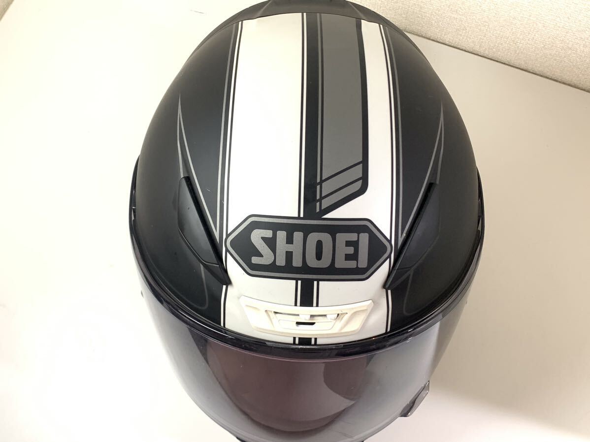 SHOEI ショウエイ フルフェイスヘルメット ジェットヘルメット ブラック バイク用品 Z-7 Mサイズ 57cm IKの画像6