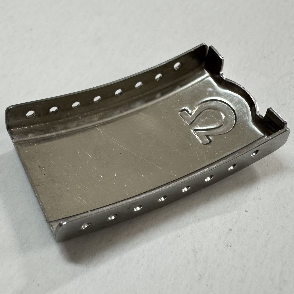 オメガ クラスプ 留め具　バックル　clasp OMEGA stainless steel bracelet parts 取り付け幅16mm 132-1_画像7