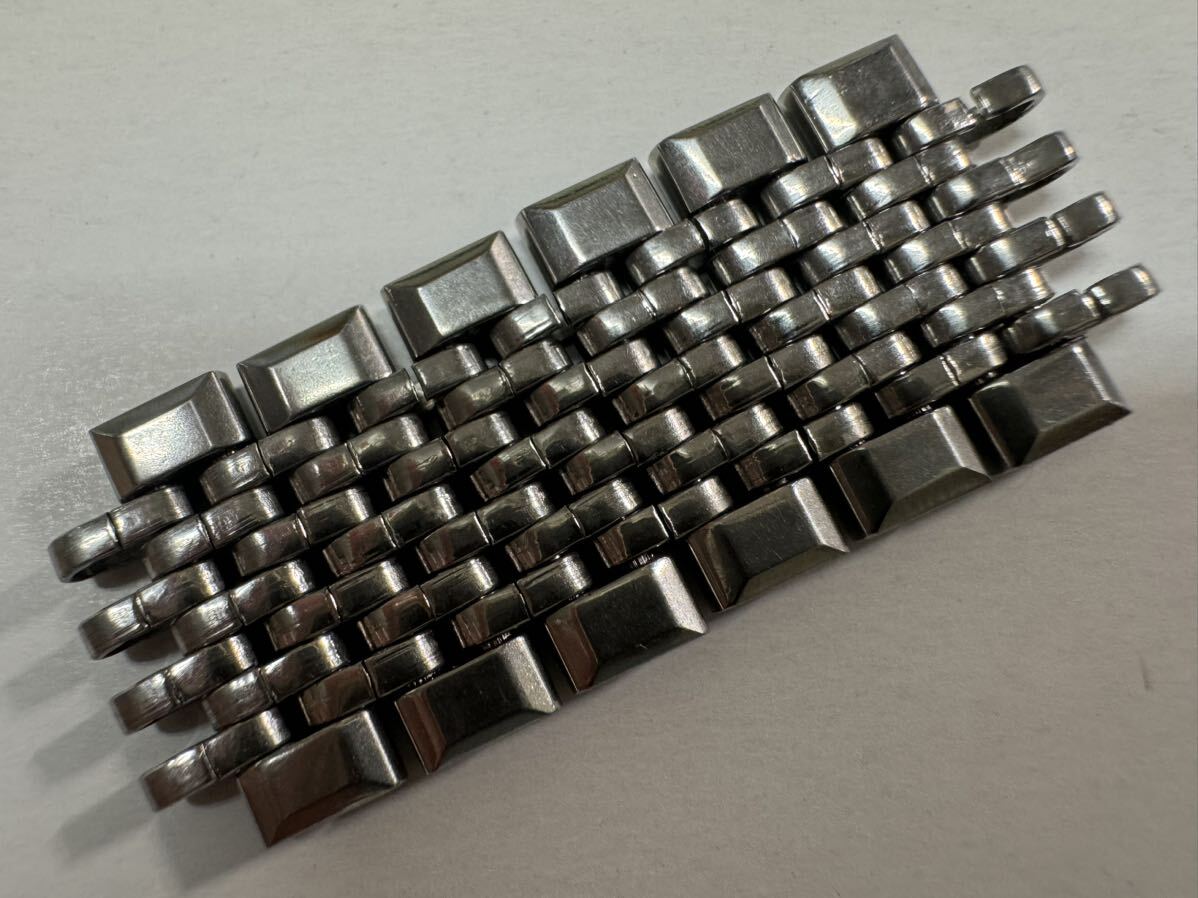 オメガ 1037 コマ　ステンレスベルト OMEGA vintage stainless steel bracelet parts 193-1_画像8
