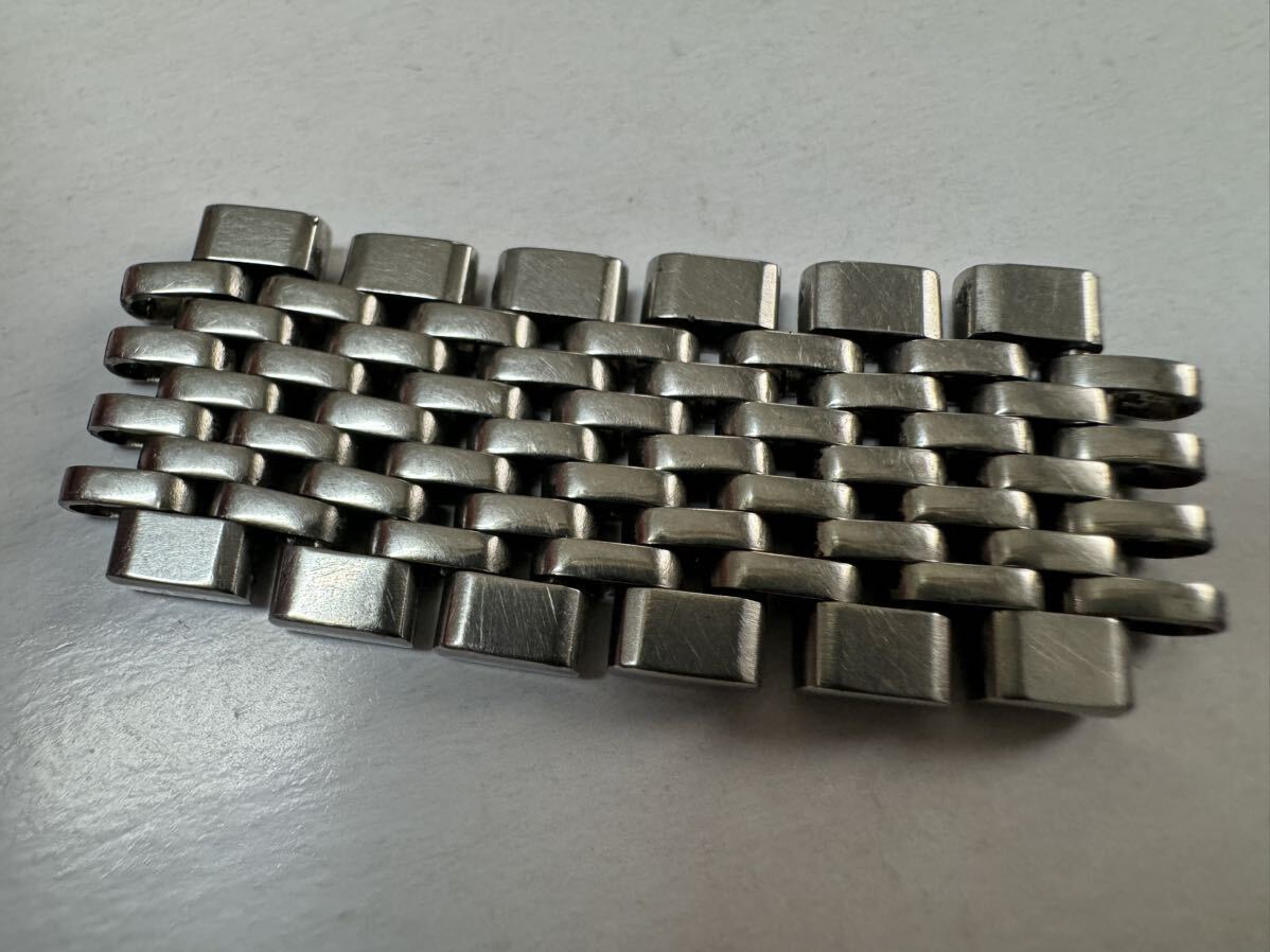 オメガ 1037 コマ ステンレスベルト OMEGA vintage stainless steel bracelet parts 193-6の画像5