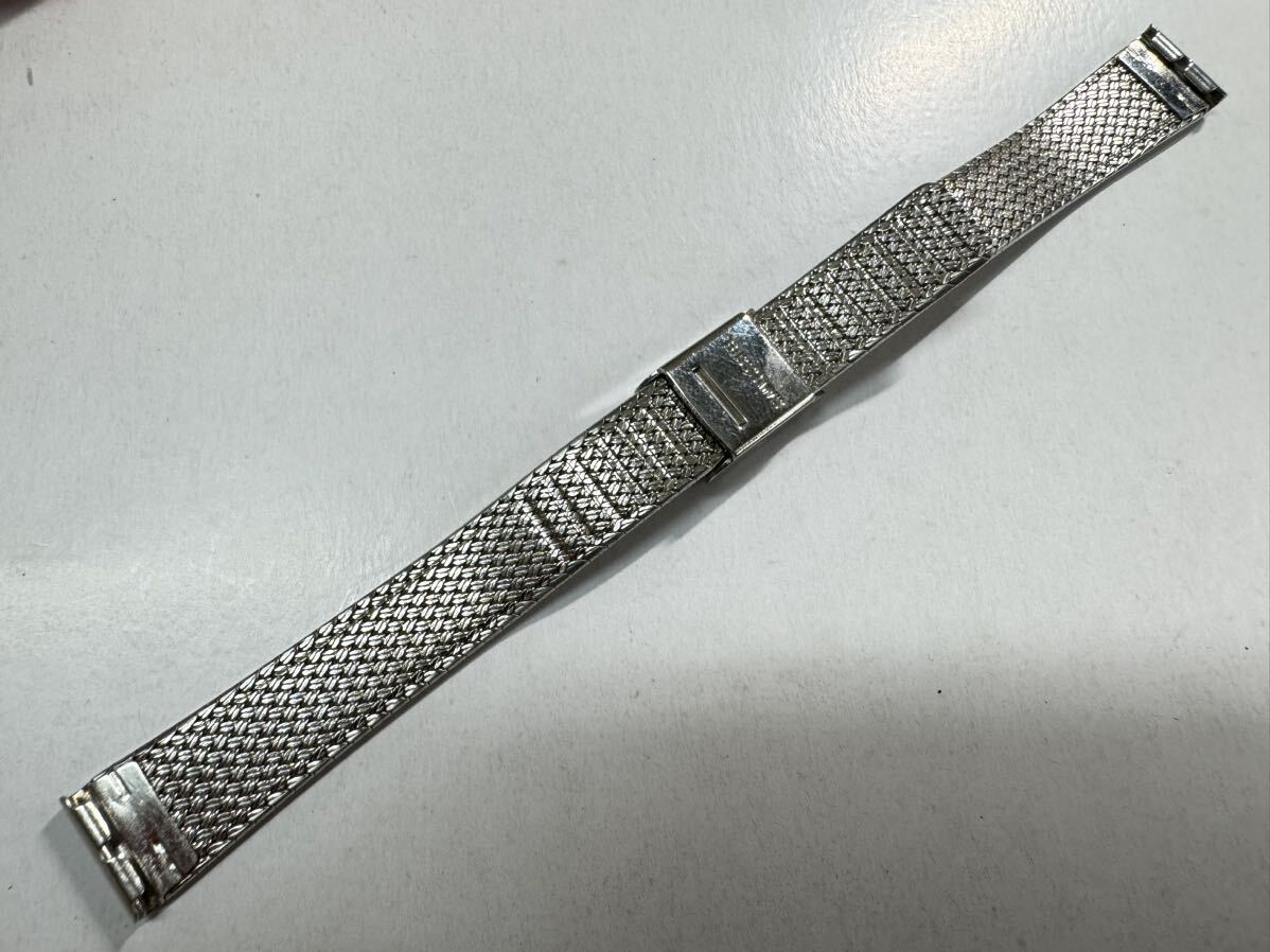 オメガ ステンレスベルト ラグ幅12mm用 レディース OMEGA stainless steel bracelet メッシュベルト　193-15_画像6