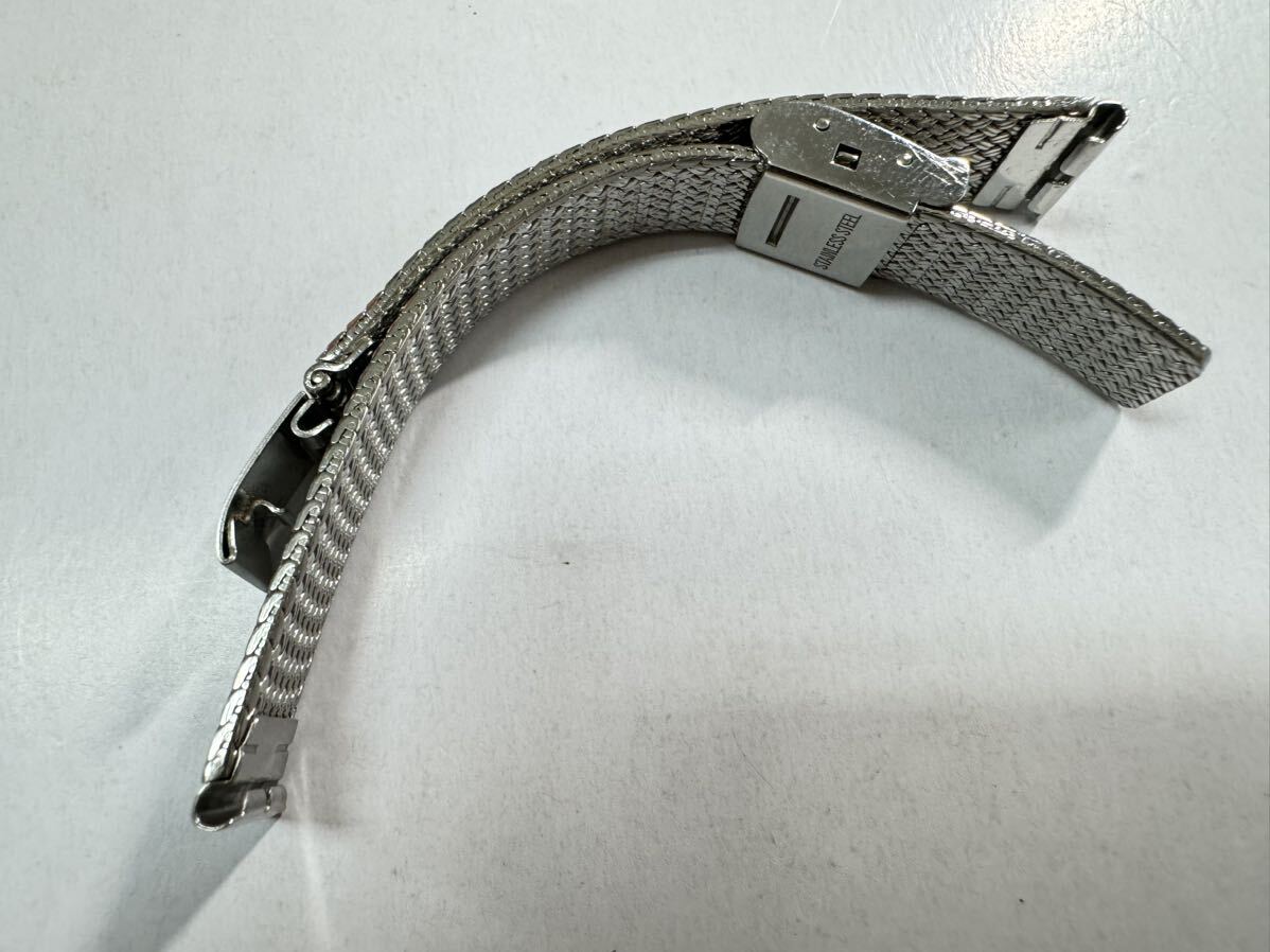 オメガ ステンレスベルト ラグ幅12mm用 レディース OMEGA stainless steel bracelet メッシュベルト　193-15_画像10
