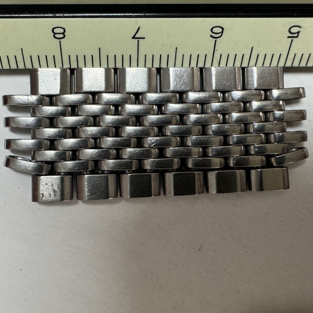 オメガ 1037 コマ　ステンレスベルト OMEGA vintage stainless steel bracelet parts 193-1_画像3