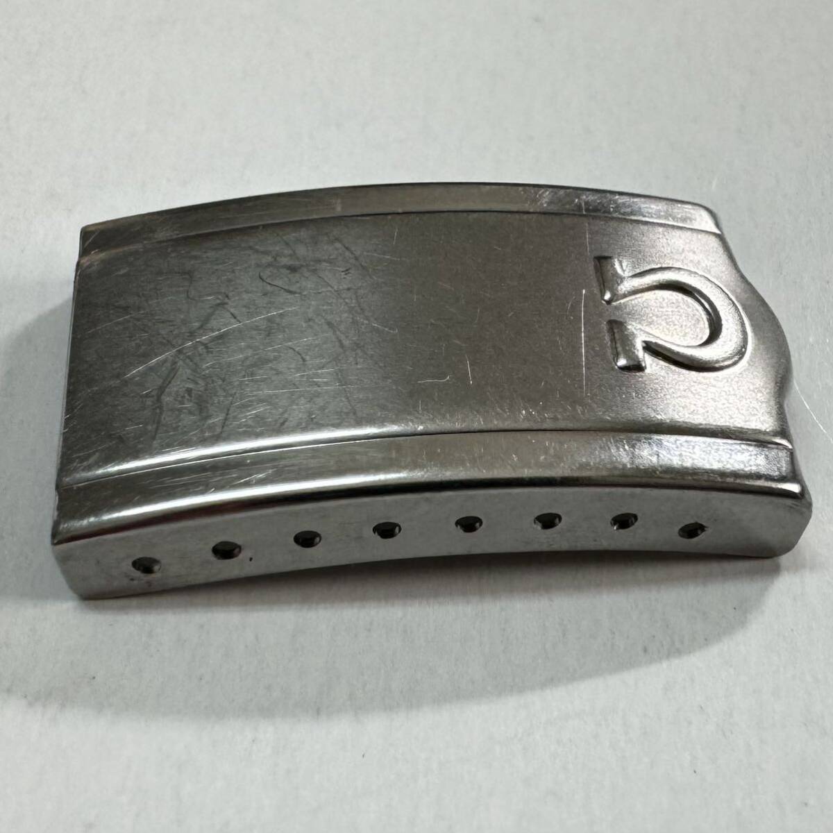 オメガ クラスプ 留め具　バックル　clasp OMEGA stainless steel bracelet parts 取り付け幅16mm 132-1_画像3