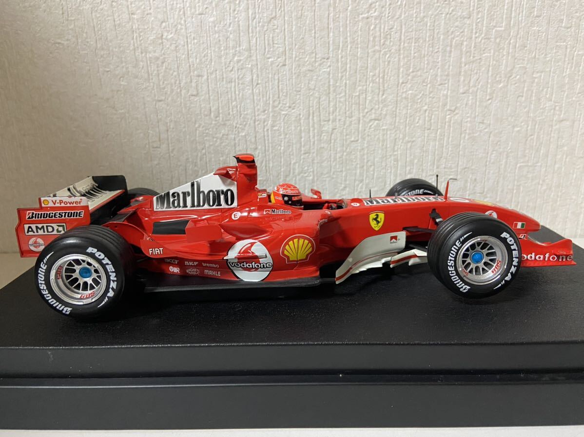 ホットウィール 1/18フェラーリ F2005 #1 ミハエルシューマッハ マルボロ Hotwheels Ferrari Marlboroの画像4