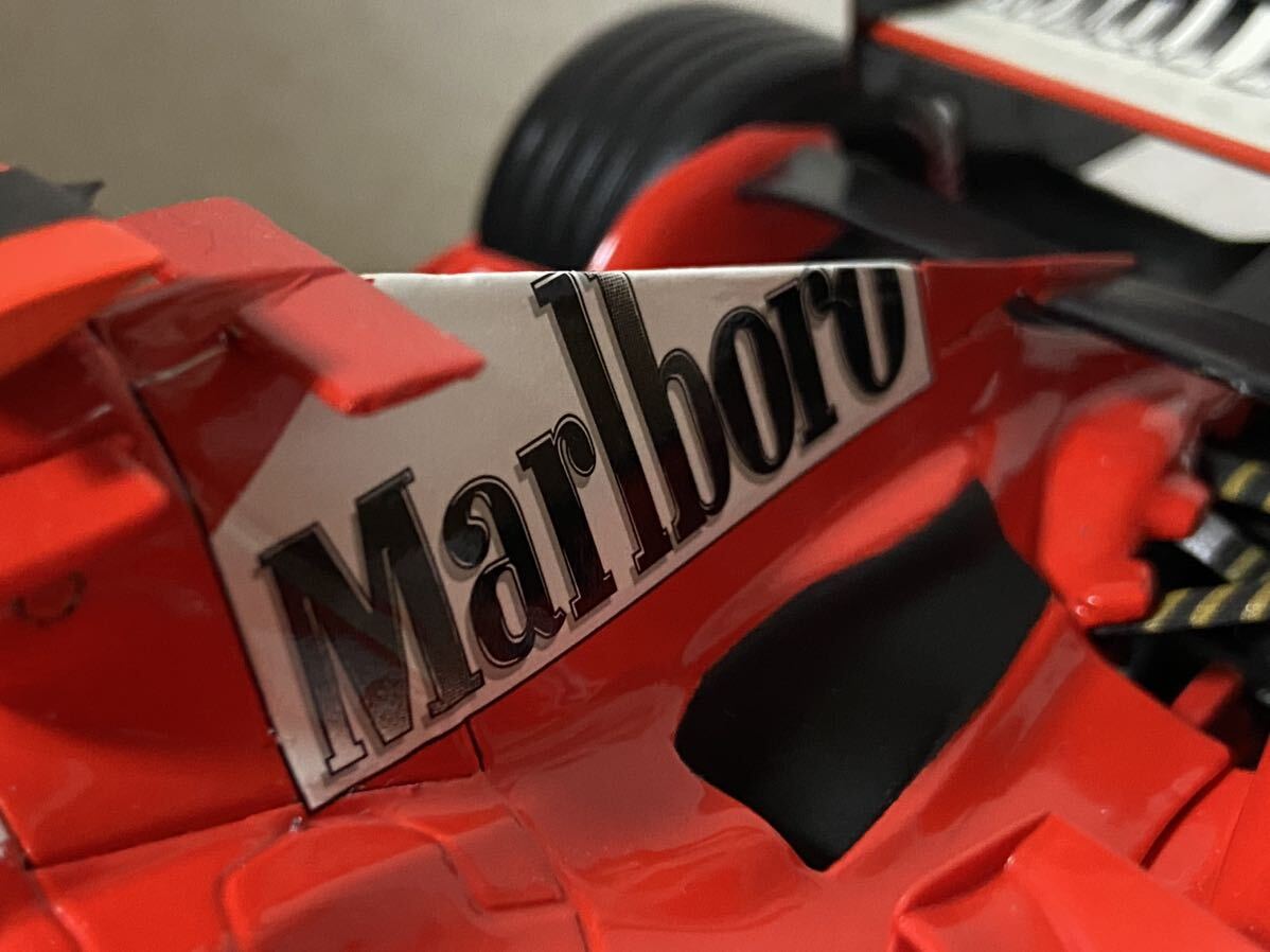 ホットウィール 1/18フェラーリ F2005 #1 ミハエルシューマッハ マルボロ Hotwheels Ferrari Marlboroの画像9
