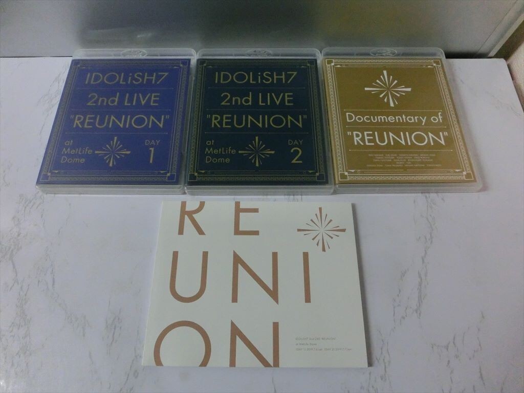 MD【FF-144】【60サイズ】▲アイドリッシュセブン 2nd LIVE「REUNION」Blu-ray BOX/完全生産限定/2枚組/※欠品あり_画像4