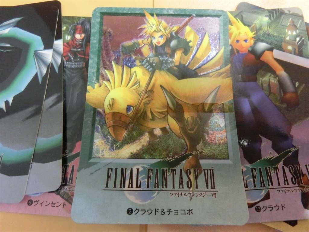 【HW86-25】【送料無料】♪未検品/ファイナルファンタジーVII トレーディングカード まとめてセット/FF7/トレカ/※傷・汚れ有_画像6