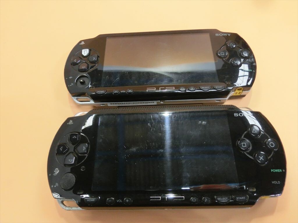 [HW91-68][60 размер ]^ Sony PlayStation * портативный PSP-1000 2 шт. комплект / состояние дефект утиль /* царапина загрязнения иметь 