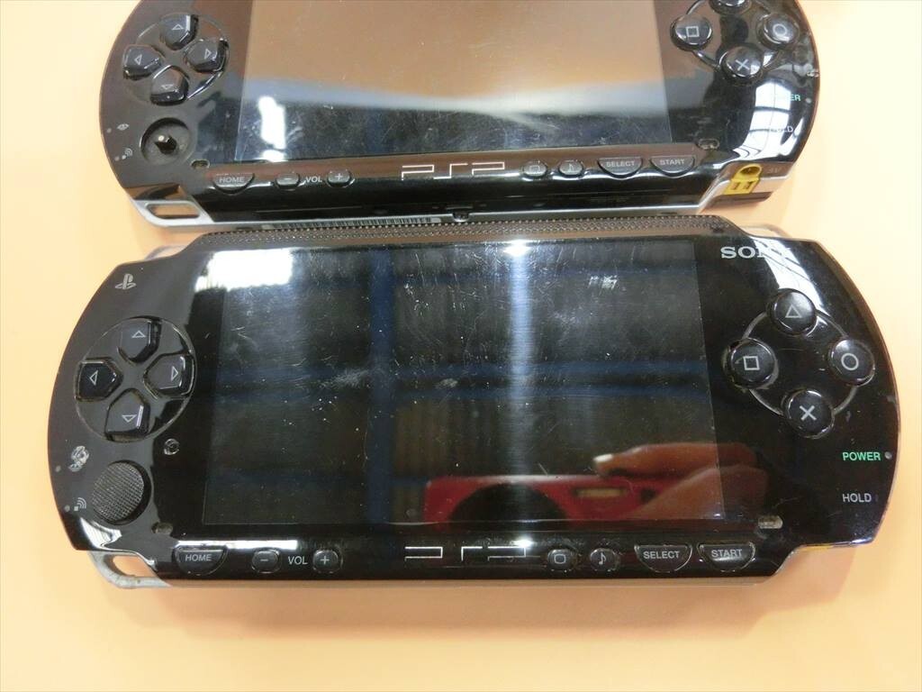 [HW91-68][60 размер ]^ Sony PlayStation * портативный PSP-1000 2 шт. комплект / состояние дефект утиль /* царапина загрязнения иметь 