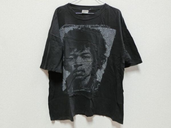 JS【ナ4-84】【送料無料】古着/ジミ ヘンドリックス Jimi Hendrix プリント半袖Tシャツ Winterland 黒 XL/※商品説明必読の画像1
