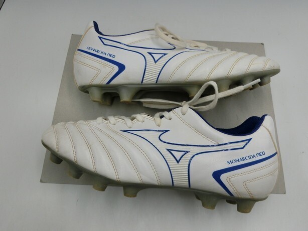 JS【ノ4-04】【60サイズ】▲MIZUNO ミズノ/サッカースパイクモナルシーダ NEOⅡ/24.5cm/シューズ/靴/※傷・汚れ・使用感有りの画像4