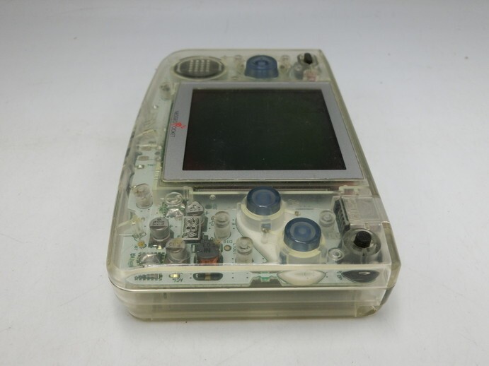 【HW81-77】【60サイズ】▲SNK NEOGEO POCKET/ネオジオポケット クリスタル/NEOP18010/通電可 ジャンク/※傷 汚れ 液漏れ有の画像6