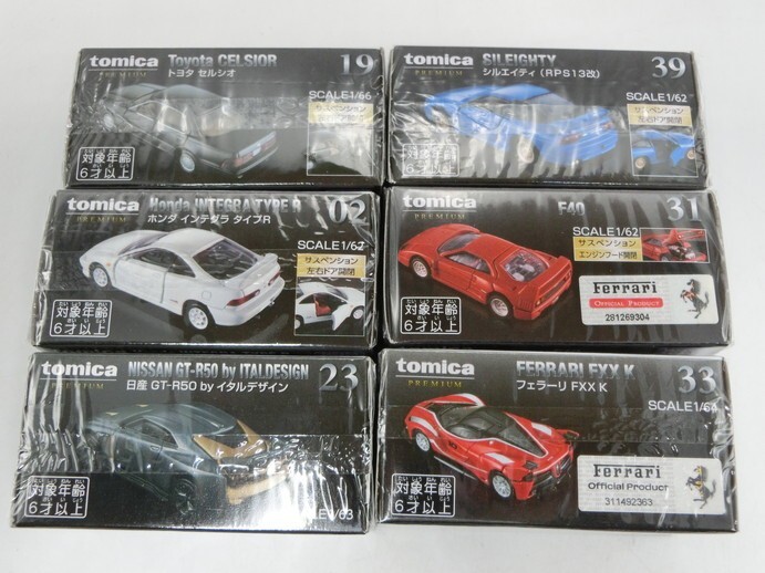 [HW88-75][60 размер ]^ нераспечатанный / Tomica premium / миникар 12 шт. комплект / Takara Tommy / Civic Skyline Ferrari Celsior др. 