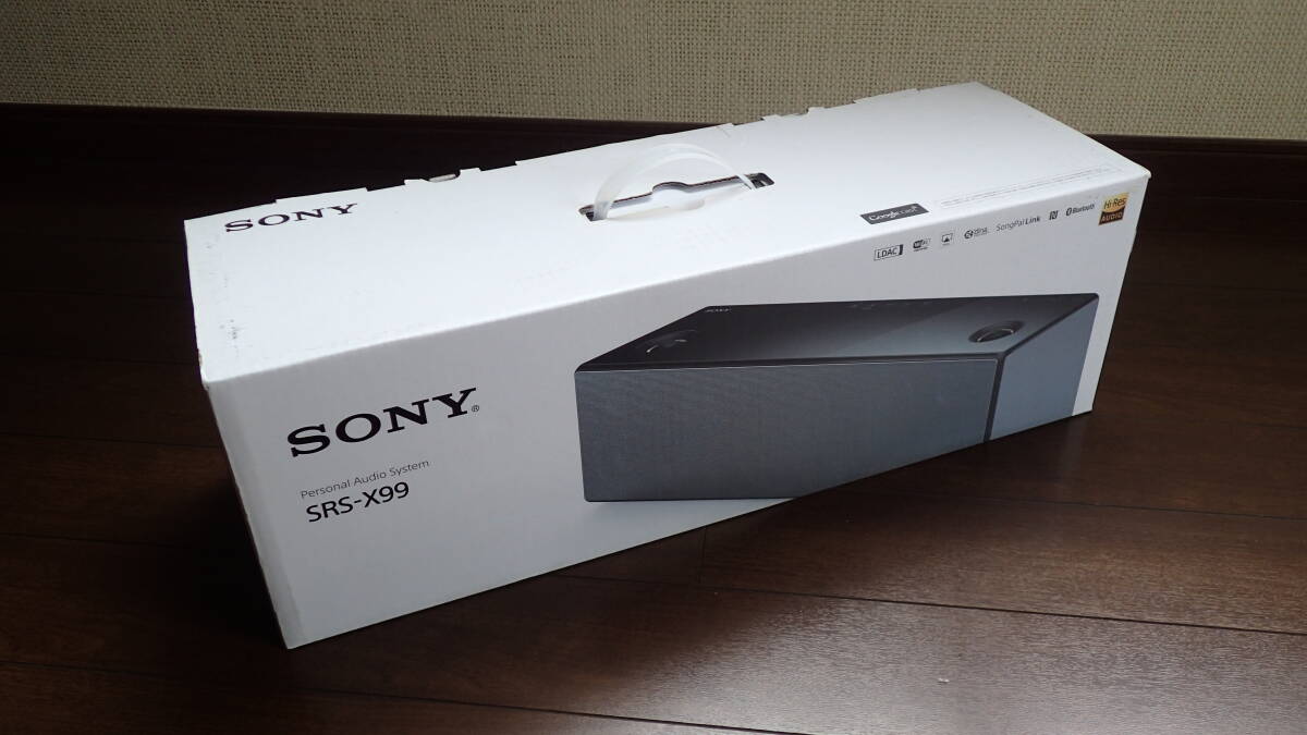 箱付き 中古品   SONY パーソナルオーディオシステム SRS-X99の画像10