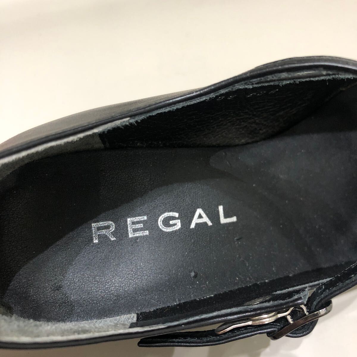 REGAL リーガル ベーシックパンプス 23.5cm ブラック レディース シューズ 靴 3K1L6665 ローヒール _画像4