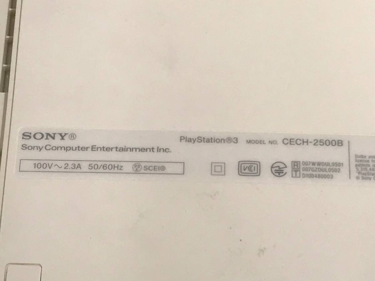 ★ジャンク品★ PlayStation 3 (320GB) クラシック・ホワイト (CECH-2500B) プレステ3_画像5
