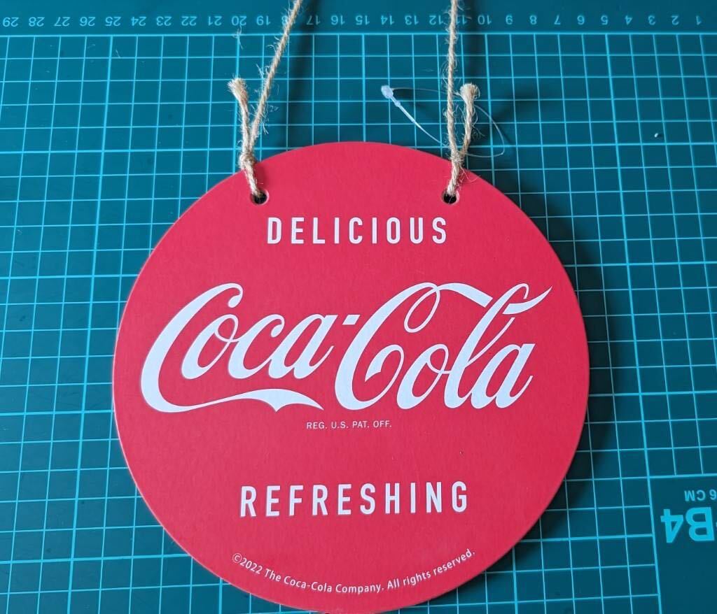 コカ・コーラ レトロ 看板 木製プレート Aの画像1