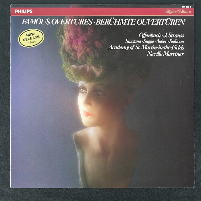 Neville Marriner Offenbach FAMOUS OVERTURES オランダ盤 411450-1 クラシック_画像1