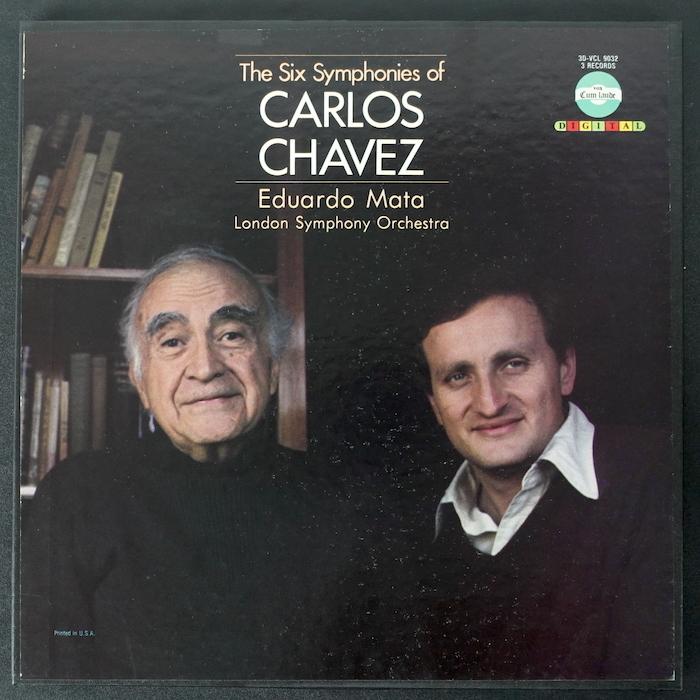 Eduardo Mata Carlos Chavez The 6 Symphonies 3LP 3D-VCL9032 クラシック_画像1