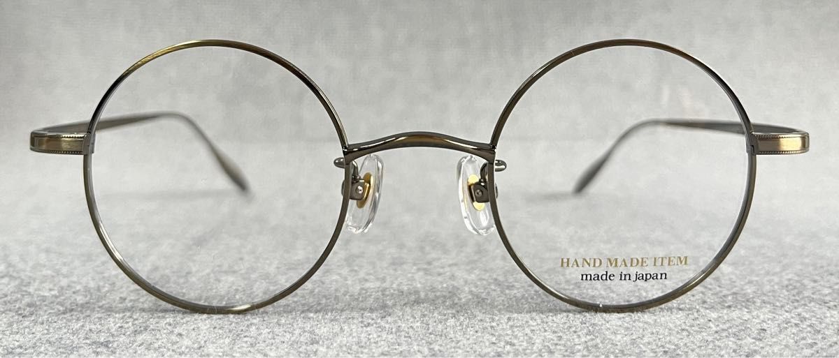 新品未使用「NOVA HANDMADE ITEM」ラウンド メガネ H-3124 C-5 新品未使用「NOVA HANDMADE ITEM」ラウンド メガネ H-3124 C-5