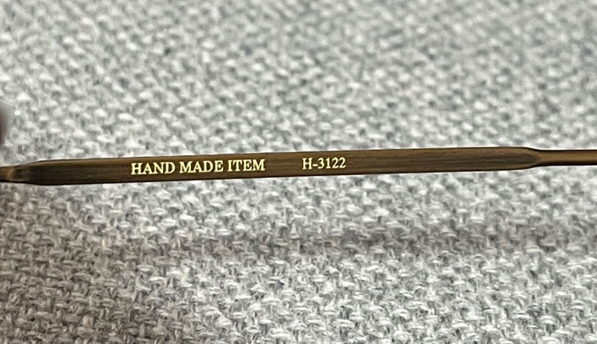 新品 未使用「NOVA HAND MADE ITEM」ボストン　メガネ 日本製　H-3122 C-5