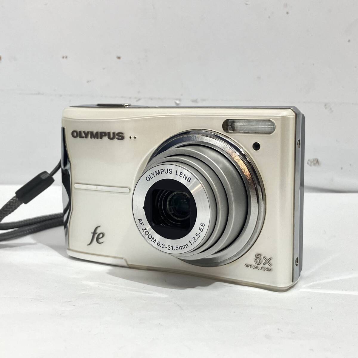 (志木)【動作品】OLYMPUS/オリンパス fe コンパクトデジタルカメラ FE-46 レンズ AF ZOOM 6.3-31.5mm 1:3.5-5.6 デジカメ_画像1