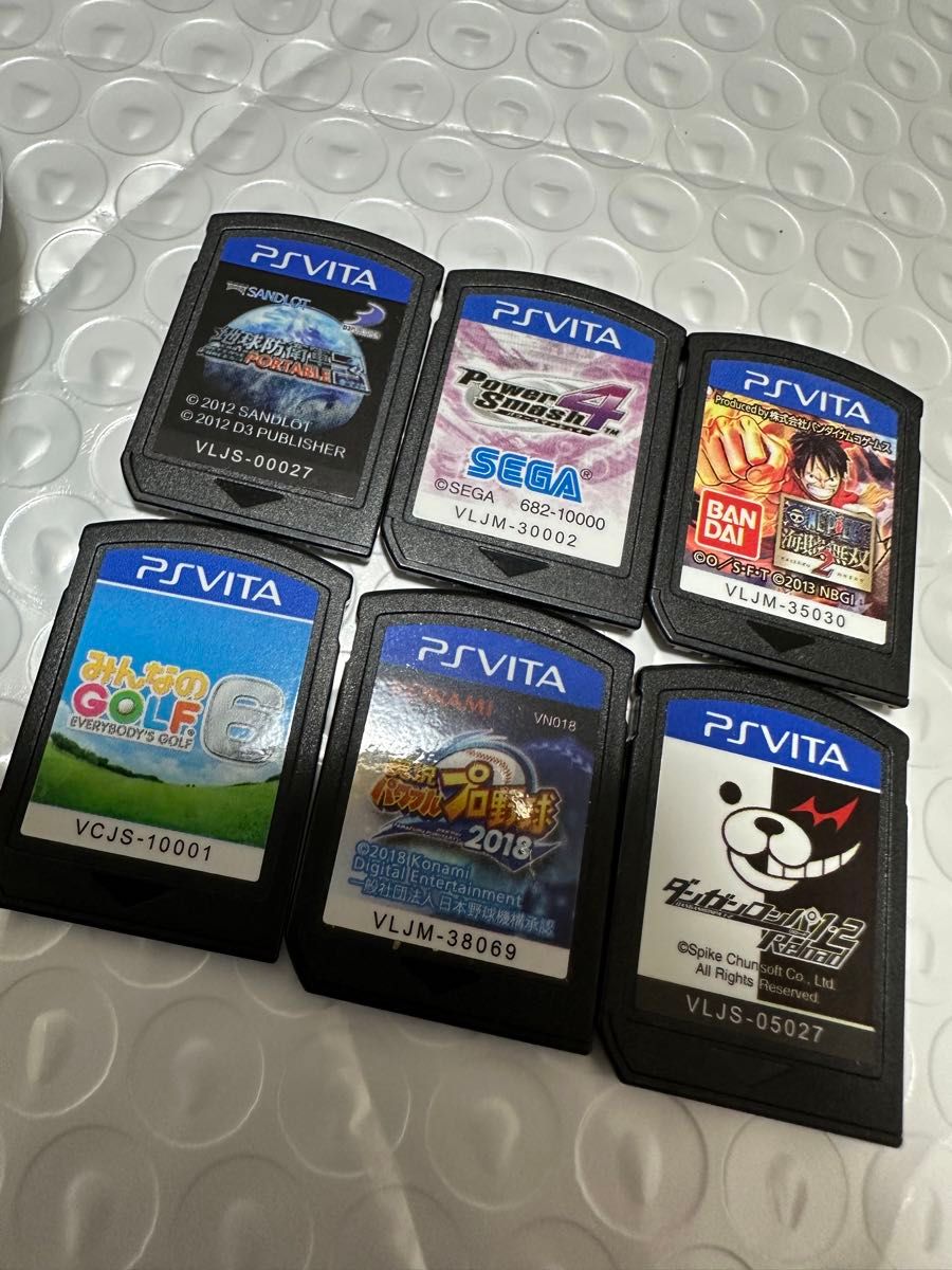 PlayStation Vita PCH-1100  傷多数あり　画面焼けあり【オマケソフト6本付き】